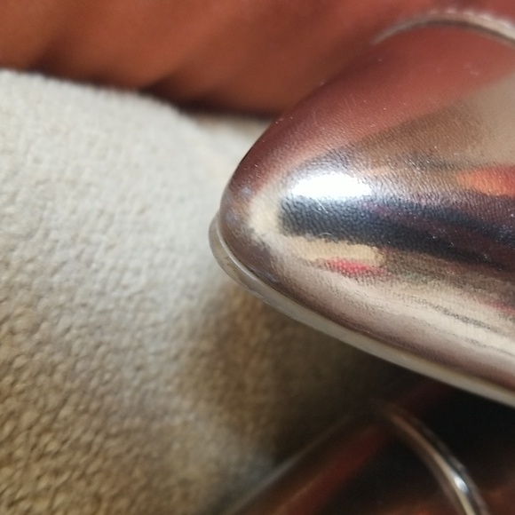 Calvin Klein 'Gailia' Leather Pointy Toe copper Flat - Picture 8 of 10